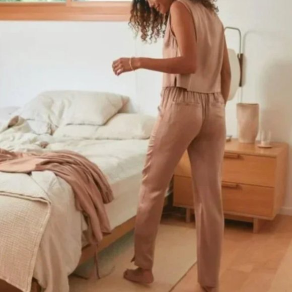 LUNYA Silk Trouser Set - Picture 1 of 5